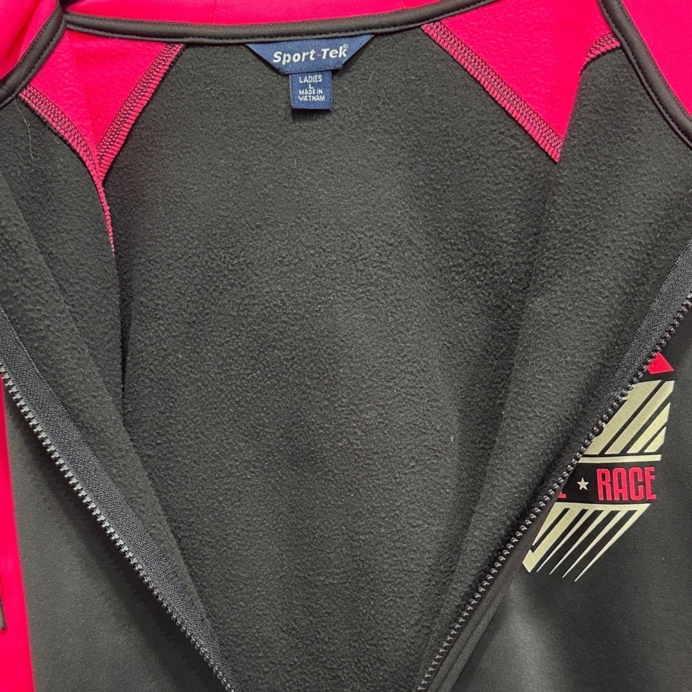 Chix Gear Black and Pink Full Zip Hoodie Size Large - Picture 8 of 10